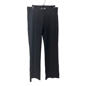 Betabrand Dress Pant Yoga Pants Charcoal Gray Heather Straight Leg Womens Large